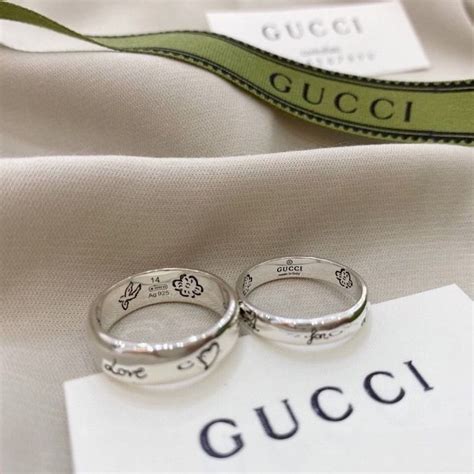 gucci ring au|Gucci couple ring.